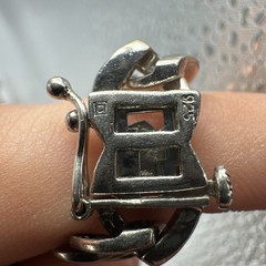 Vtg Alternating Sterling Silver & Marcasite Link Bracelet ~7” 15.7g 9mm Box Lock