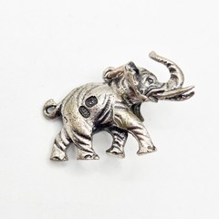 Vintage European 835 Silver Elephant Charm Pendant Good Luck A835 Hallmarked