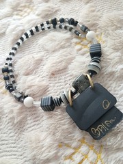 Suzanne Bellows 3 Piece Signed Necklace, Bracelet & Earrings. One Of A Kind!
