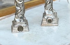 Vintage STANHOPE LENS Statue Liberty NY STERLING CHARMS Wells USA Views Legible