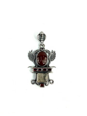 Vintage Studio Handmade Sterling Silver & Carnelian