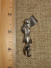 ERIC ORIGINALS Signed 2007 – 2008 Music Theme Person Brooch Pin Silver-tone A503