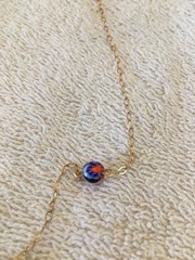 Vintage Millefiori Necklace Marked Gold Filled 12K 1/20 Estate Piece
