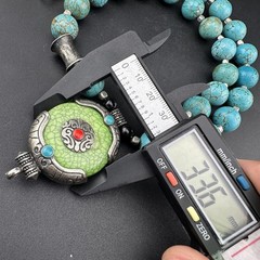 Beautiful Turquoise Necklace With A Beautiful Vintage Pendant