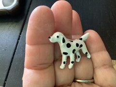Vintage Gerry’s Enameled Dalmatian Dog Pin Brooch