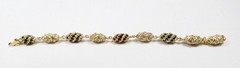CAMROSE & KROSS JBK Jackie Kennedy Royal Egg Gold Tone/Rhinestone Bracelet w/COA