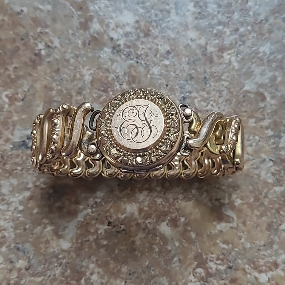 Carmen Gold Filled Expandable Engraved Sweetheart Bracelet FREE SHIPPING