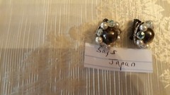 14 Pairs of Vintage CLIP ON AND SCREW ON EARRINGS Coro/Made in Japan & More