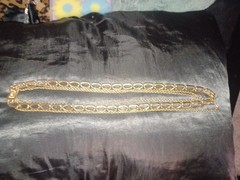 vintage Trifari piece, GOLD toned, 3 strands, iconic. Can be definitely worn as