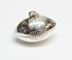 Vintage 1947 FOOTBALL Sterling Silver Charm – Sports Award – N.A.T.T.C. Jax