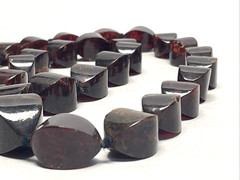 Vintage Natural Baltic Amber Necklace Rich Cognac Freeform Beads 30″ 75.73g