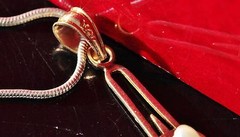 10k rose gold pendant 0.05ct diamond pearl charm 1890’s antique handmade 0.9gr
