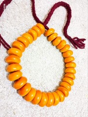 Moroccan Berber Necklace Handcrafted Amber Vintage Jewelry African Handmade