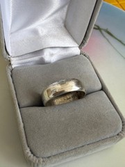 Vintage 60s Wheeler Mfg Simple Sterling Silver Band Ring Size 8.5