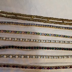 Joan Rivers Classics Collection Interlocking Interchangeable Tennis Bracelet Set