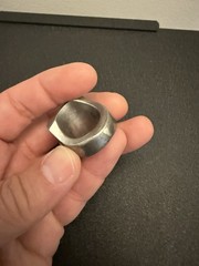 Mexican Biker Ring Native American Indian Head Warpath Vintage