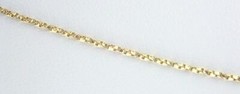 Pretty Vintage 24” Solid 18K Yellow Gold 1mm Square Belcher Chain Necklace 4.7g