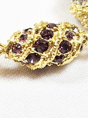 CAMROSE & KROSS JBK Jackie Kennedy Royal Egg Gold Tone/Rhinestone Bracelet w/COA