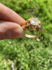 Vintage Uncas 18kt Gold Plated Ring Size 9