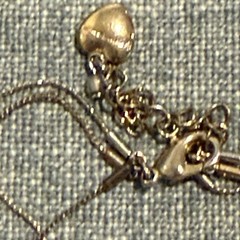 Betsey Johnson Triple Strand Necklace Beaded Multi Floral Heart Crystal Signed