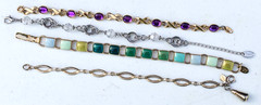 Vintage to Now Lot of 4 signed bracelets – Sarah Cov, Avon, LC, You & I