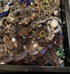 7.8lb Mixed Lot Costume Jewelry Box Lot Wearable Resale Vintage & Modern