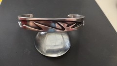 GORGEOUS VINTAGE MODERNIST HEAVY 26g STERLING BRACELET RONALD H PEARSON