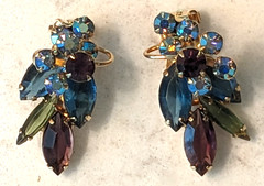 4 Vintage Pairs of Earrings – Les Bernard, Tara, Periwinkle, Liz & Kate