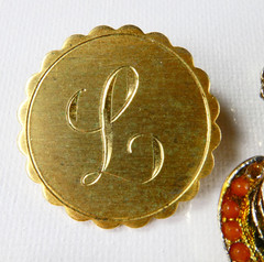 Vintage Pin Brooch Jewelry Lot 15 Piece Mixed Assorted Gold Tone All Pretty