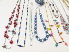 Vintage Beaded Necklaces Lot Assorted Lot 1 Trifari D2099