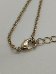 Vintage Style Gold Tone Etched Pillow Heart Locket Pendant Necklace Classic