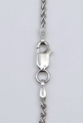 Vtg Marathon Sterling Silver Heart Locket Pendant Necklace Forever in My Heart