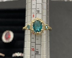 ✨Lot Of 5 Vintage To Now Beautiful Gemstone Estate Rings, All Size 9✨