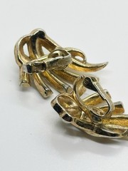 Trifari Meteor Demi Parure Bracelet Clip Earrings Alfred Philippe Book Piece