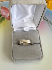 Vintage 60s Wheeler Mfg Simple Sterling Silver Band Ring Size 8.5