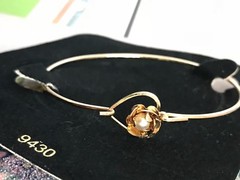 Minimalist Bracelet, Heart Bracelet, Cultured Pearl, Rose Bracelet, Minimal B179