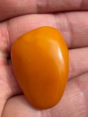 NATURAL OLD ANTIQUE YELLOW BUTTERSCOTCH BALTIC AMBER BROOCH 8,6 gr