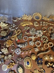 Massive Vintage to modern estate Jewelry Lot. 600+ items pieces/ some being 925