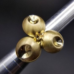 Floral Gold Large Flower Vintage Ring Fashion Jewelry Volume Free Size