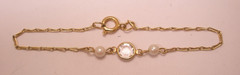 6-3/4″ Small or Child Vintage Beads & Rhinestone Bracelet h88