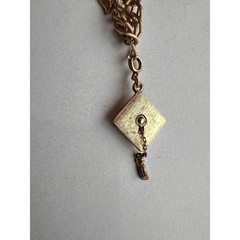 Monet Charm Bracelet Women OS Gold Excellent Vintage 1960s Plated Chunky Signed