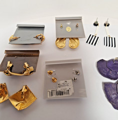 Lot of 7 of Pairs Vintage Unbranded New Old Stock Fashion Earrings
