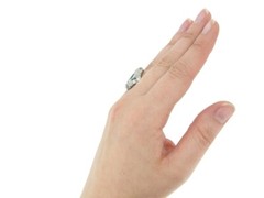 1.86Ct White Emerald Cut CZ Vintage Engagement Ring In 925 Sterling Silver