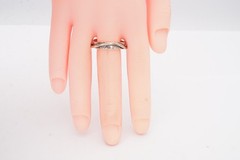 Vintage Sterling Silver 925 Ring Size 8.5 Textured