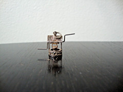 VINTAGE 1980s WORKING 3D WISHING WELL STERLING SILVER STAMP 925 CHARM/PENDANT