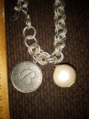 John Wind Maximal Art Sorority Gal Initial Letter “B” Bracelet 8 inches