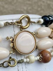 Vintage Lucite Resin & Acrylic Plastic Statement Necklace Lot (3 Pieces)