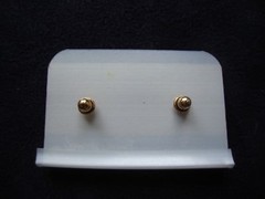 VINTAGE SAMUEL HUANG CLOISONNE EARRINGS WHITE GRAY BLACK ENAMEL GOLD FILLED POST