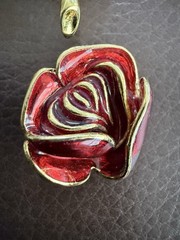 Joan Rivers Brooch Lot Garden Party Enamel Interchangeable Flower Bird Gold Tone