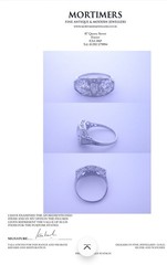 2.30ct. Platinum Vintage Filigree Engagement Ring Natural Old Euro Cut 1920’s